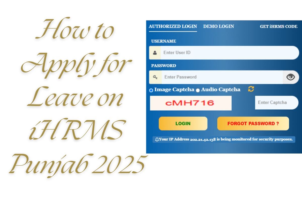 How to Apply for Leave on iHRMS Punjab 2025