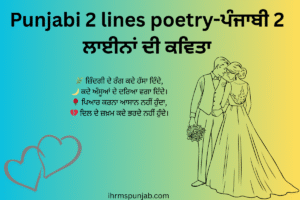 Punjabi 2 lines poetry-ਪੰਜਾਬੀ 2 ਲਾਈਨਾਂ ਦੀ ਕਵਿਤਾ